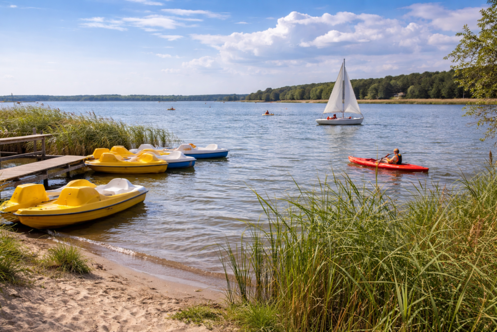 Jezioro Jamno i aktywny wypoczynek